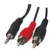 CAVETTO da JACK 3.5mm STEREO a 2 SPINE RCA 1,20Mt.