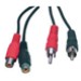 CAVO da 2 Spine RCA a 2 Prese RCA 1,5 Metri 