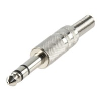 Jack Spinotto 6,3mm Stereo con Proteggicavo