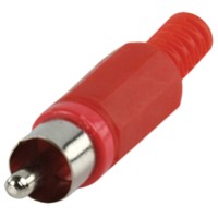 Spinotto RCA plastica rosso